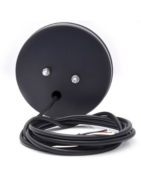 Trasera Piloto LED Black trasero redondo W131 Y Black/Yellow 12V 24V Posición, Freno e Intermitente R10, R1Y, S1Y 2aY