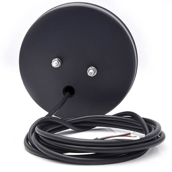 Trasera Piloto LED Black trasero redondo W131 Y Black/Yellow 12V 24V Posición, Freno e Intermitente R10, R1Y, S1Y 2aY