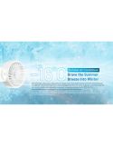 Ventilador portátil de mano izzCool 30 con pulverizador de agua,