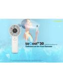 Ventilador portátil de mano izzCool 30 con pulverizador de agua,
