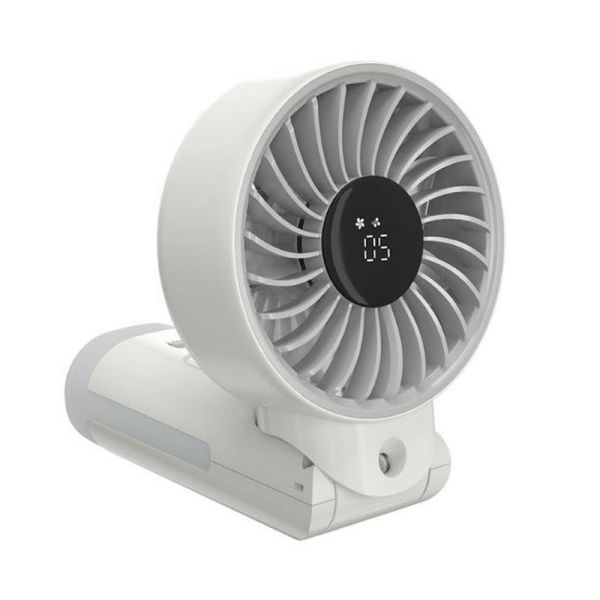 Ventoinha de mão portátil izzCool 30 com pulverizador de água,