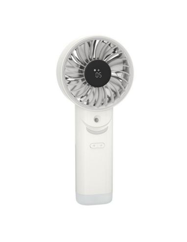 Ventilador portátil de mano izzCool 30 con pulverizador de agua,