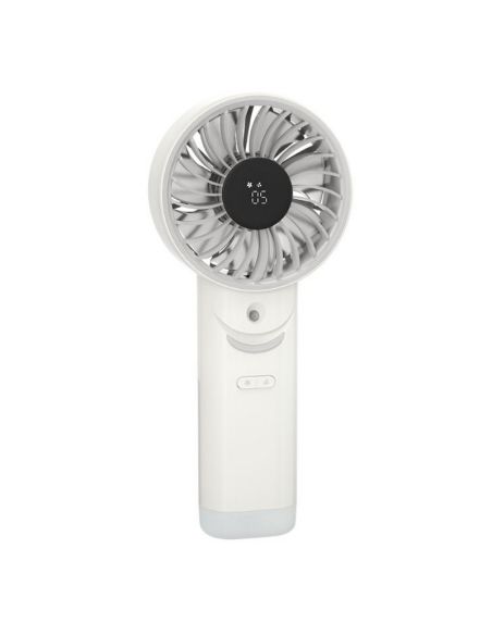 Ventilador portátil de mano izzCool 30 con pulverizador de agua,
