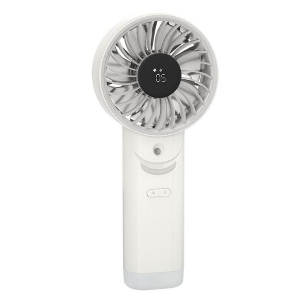 Ventilador portátil de mano izzCool 30 con pulverizador de agua,