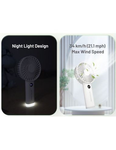 Ventilador portátil NEF03 Pro plegable con batería