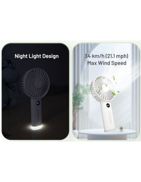 Ventilador portátil NEF03 Pro plegable con batería