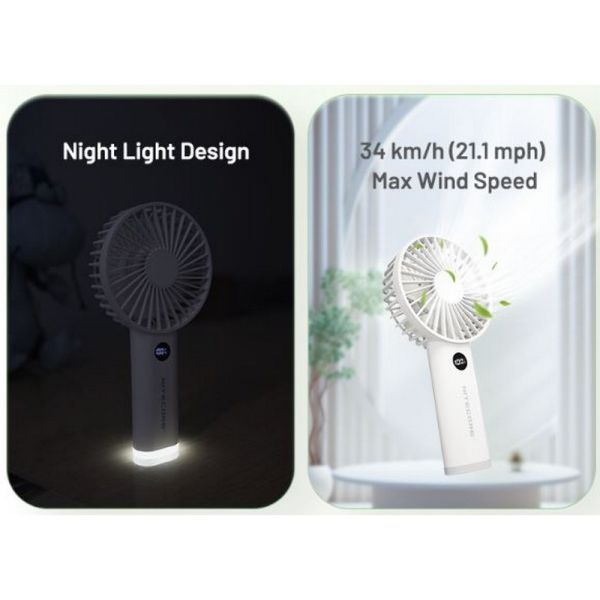 Ventilador portátil NEF03 Pro plegable con batería