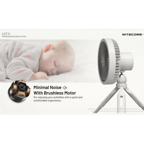 Ventilador portátil de mesa NEF10 10.000 mAh