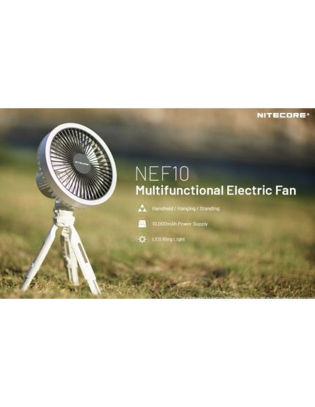Ventilador portátil de mesa NEF10 10.000 mAh