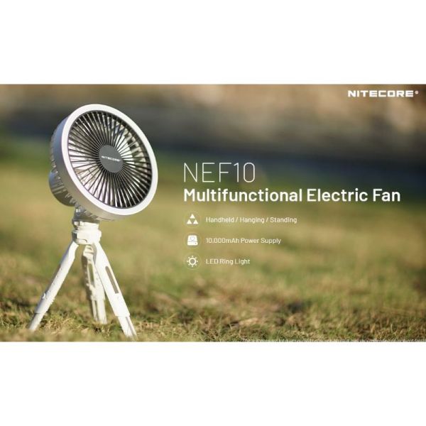 Ventilador portátil de mesa NEF10 10.000 mAh