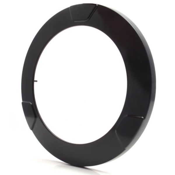 Bague de guidage arrière LED encastrée ronde noire W147 12 V 24 V antibrouillard et marche arrière R10 F, AR