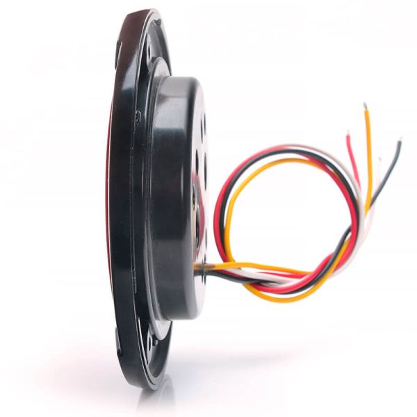 Lateral Piloto LED trasero redondo negro empotrable W147 12V 24V Niebla y Marcha Atras R10 F, AR