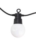 Detalle Guirnalda LED Solar RGB 10 Bombillas Opacas | 6,5 m | Exterior IP54 | Control Remoto | Regulable