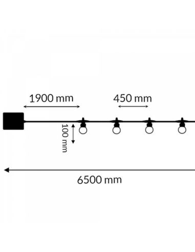 Guirlande lumineuse solaire LED RVB...