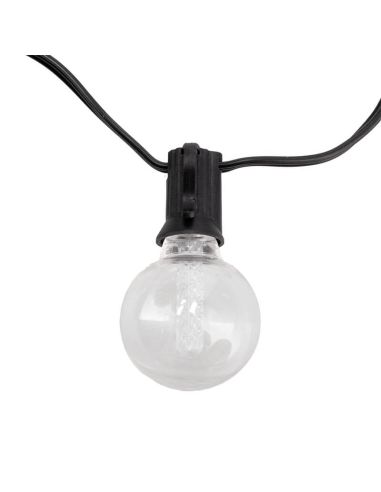 Guirlande lumineuse solaire à 15 LED RGBW | 7,5 m | IP54 extérieur | Intensité variable | Télécommande