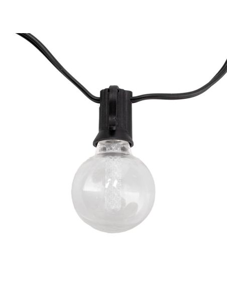 Guirlande lumineuse solaire à 15 LED RGBW | 7,5 m | IP54 extérieur | Intensité variable | Télécommande