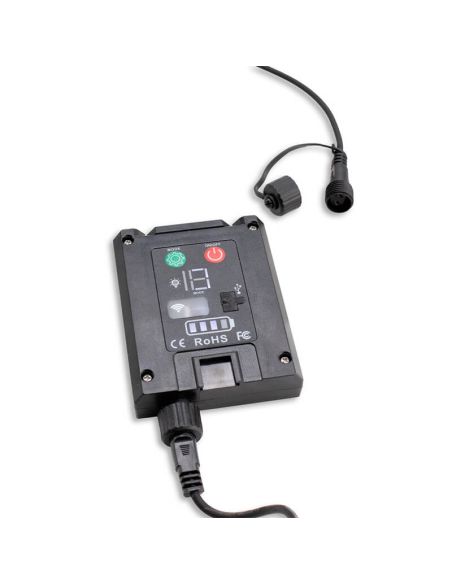 Guirnalda LED Solar RGBW 15 Bombillas Transparente | 7,5 m | Exterior IP54 | Regulable | Control Remoto