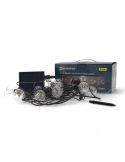 Guirnalda LED Solar Exterior 15 Bombillas 7,5 m | Luz Cálida 2700K | IP54 | Regulable con Control Remoto