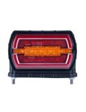 Encendido Piloto Trasero LED rectangular con soporte inferior Neon con cable 3 Funciones R1 S1 2A
