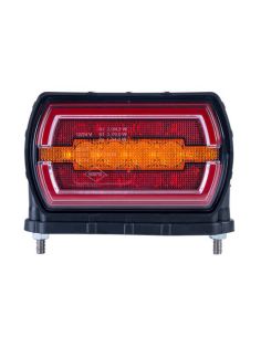 Encendido Piloto Trasero LED rectangular con soporte inferior Neon con cable 3 Funciones R1 S1 2A