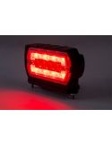 Encendido Encendido Piloto Trasero LED rectangular con soporte inferior Neon con cable 3 Funciones R1 S1 2A