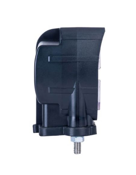 Luz traseira retangular LED, lâmpada lateral com suporte inferior neon com cabo 3 funções R1 S1 2A