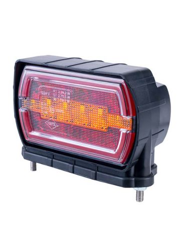 Lado de Encendido Piloto Trasero LED rectangular con soporte inferior Neon con cable 3 Funciones R1 S1 2A