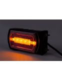 Intermitente de Luz Trasera LED Neon rectangular con soporte lateral con cable 3 Funciones R1 S1 2A