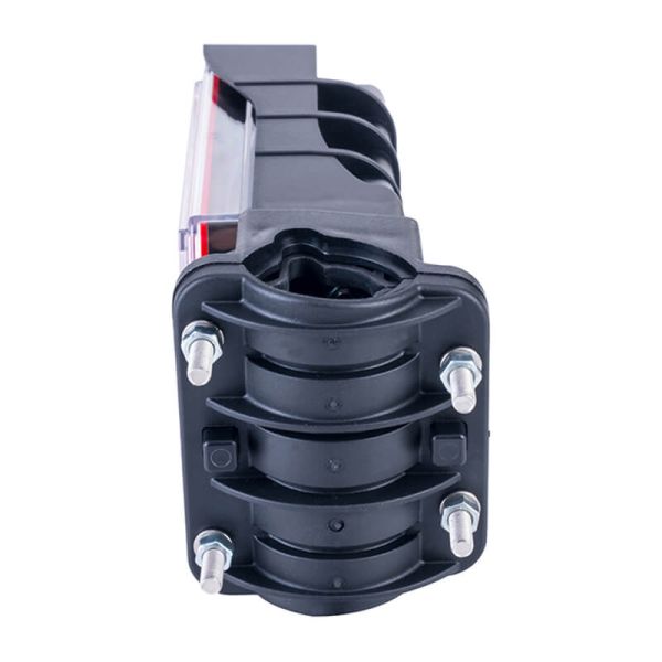 Feu arrière LED néon rectangulaire pour tube Ø 20–30 mm avec câble 3 fonctions R1 S1 2A