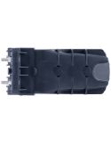 Trasera de Luz Trasera LED Neon rectangular Montaje para Tubo Ø20–30 mm con cable 3 Funciones R1 S1 2A