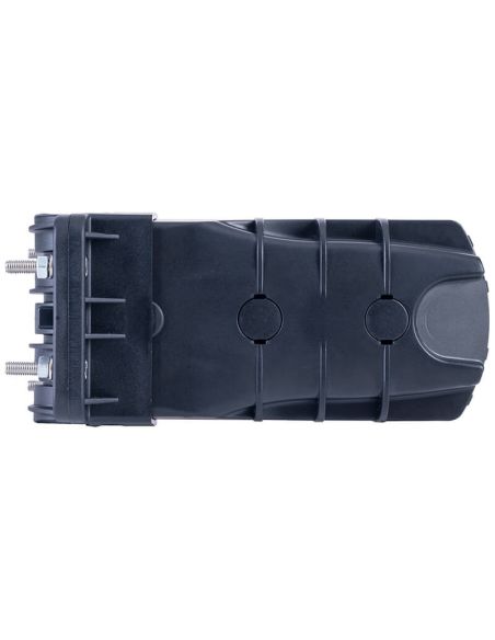 Trasera de Luz Trasera LED Neon rectangular Montaje para Tubo Ø20–30 mm con cable 3 Funciones R1 S1 2A