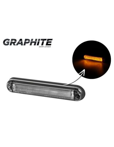 Barre LED Galibo Slim Graphite tulIpa fumé transparent Ambre Blanc Rouge A R1 SM1 R10