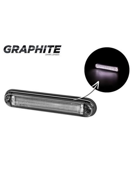 Barra LED Galibo Slim Graphite tulipa ahumada transparente Ambar Blanco Rojo A R1 SM1 R10