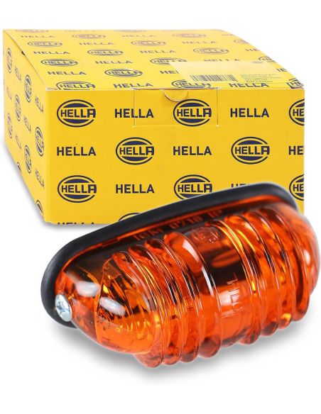 Luz intermitente para dianteira, lateral ou traseira ECE R6 12V-24V aprovada 2BA 001 227-211