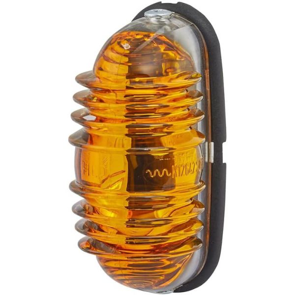 Piloto Intermitente Halógeno 12V Amarillo | Montaje Exterior Universal | VW y Multimarca 2BA 001 227-201