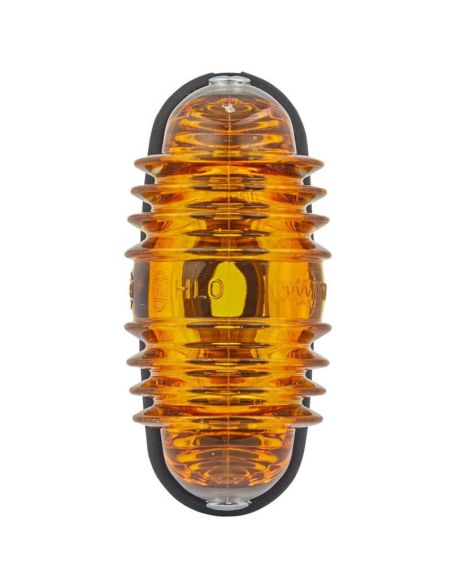 Piloto Intermitente Halógeno 12V Amarillo | Montaje Exterior Universal | VW y Multimarca 2BA 001 227-201