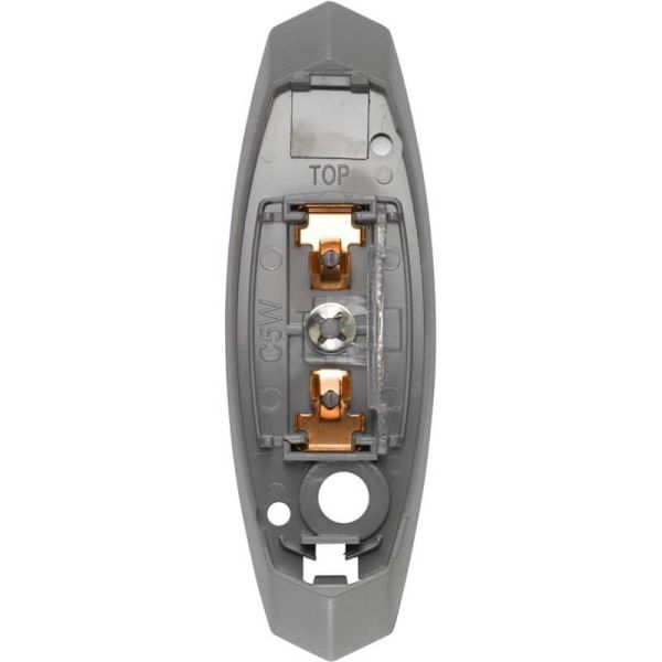 Piloto Galibo gris oscura con luz Blanca y Roja con Bombilla C5W - de caravana VDL 30023288 2XS 008 479-061