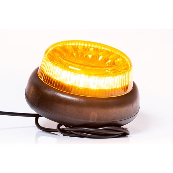 Rotativo LED Ambar potente Doble Flash sujección con tornillo central FT-101 SC DF LED TA1 12V 24V