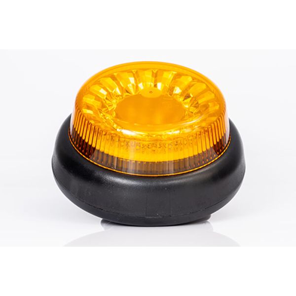 Feu rotatif LED ambre puissant à double flash avec fixation à vis centrale FT-101 SC DF LED TA1 12 V 24 V