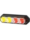 Barra LED trasera 3 Funciones Homologada y Estanca Tulipa Transparente 4 Leds R1 S1 2A