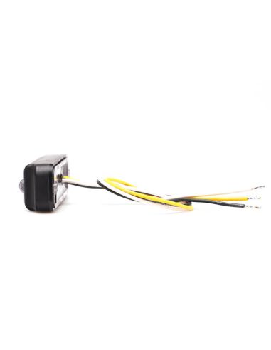 Lateral de Barra LED mini Estroboscópica Ambar Doble Flash XA1 EMC R10 IP68 12V 24V