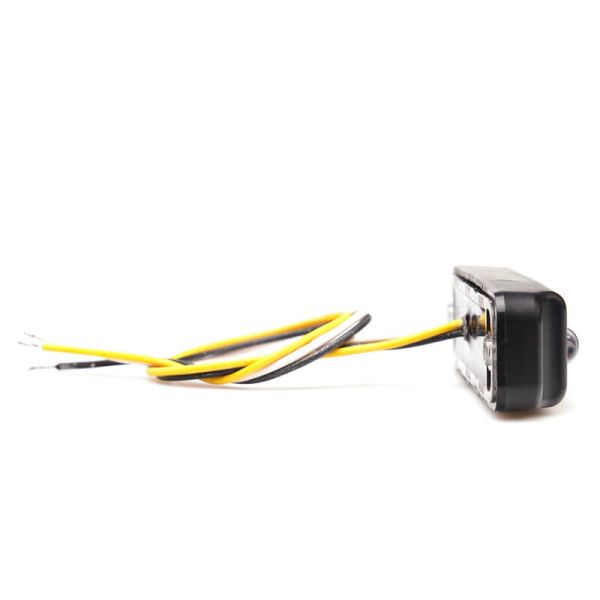 Barra LED mini Estroboscópica Ambar Doble Flash XA1 EMC R10 IP68 12V 24V