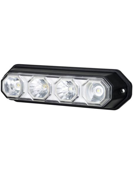 Faro Delantero LED tipo barra 2 Funciones Homologada y Estanca Tulipa Transparente 4 Leds Posición e Intermitente A  1  R10