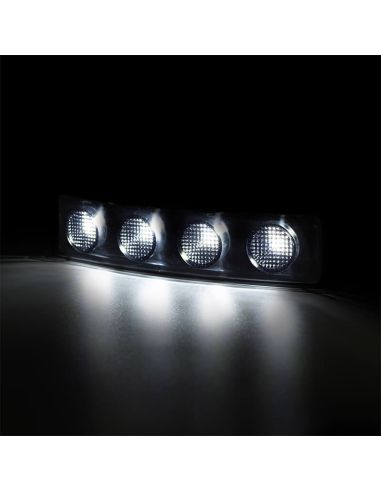 Piloto LED de galibo delantero Graphite para visera Scania con Cable y con o sin conector Graphite Dark A R10