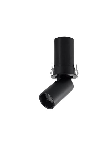 Foco empotrable LED 7W GARDA MINI, negro 2700K/3000K