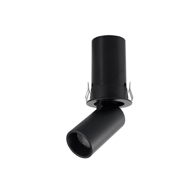 Foco empotrable LED 7W GARDA MINI, negro 2700K/3000K