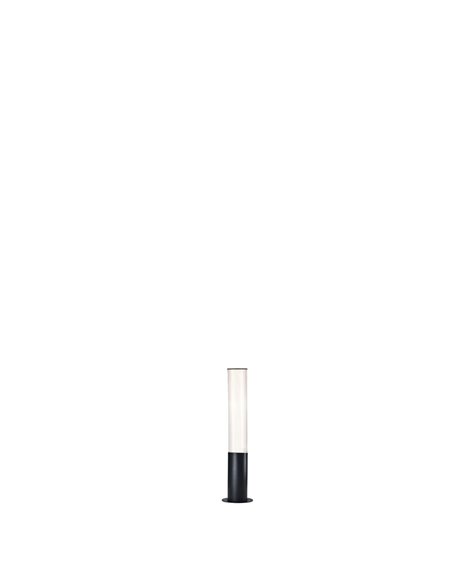 Bolardo LED de 65cm para exterior GANT, IP65 18W 3000K negro/corten