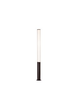 Borne d'extérieur LED GANT 155 cm, IP65 32 W 3000 K noir/corten
