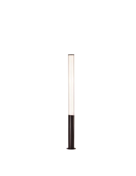Borne d'extérieur LED GANT 155 cm, IP65 32 W 3000 K noir/corten