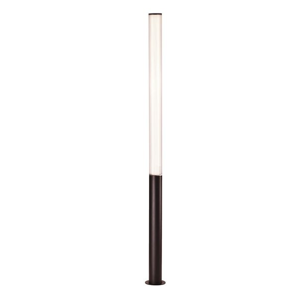 Bolardo LED de 205cm para exterior GANT, IP65 43W 3000K negro/corten
